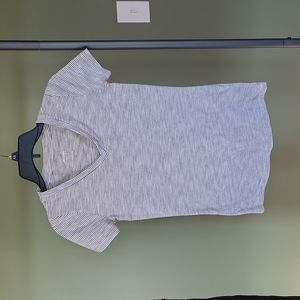 Mossimo Navy and Cream stripe t-shirt